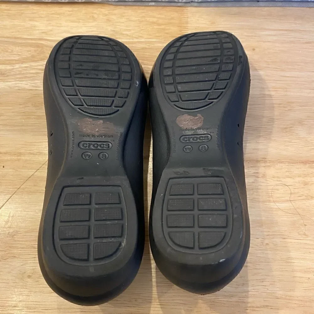 ✅Crocs Giannna ballet flats Sz 8